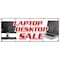 Signmission LAPTOP DESKTOP SALE BANNER SIGN computers netbooks notebook windows B-120 Laptop Desktop Sale - alternate 1